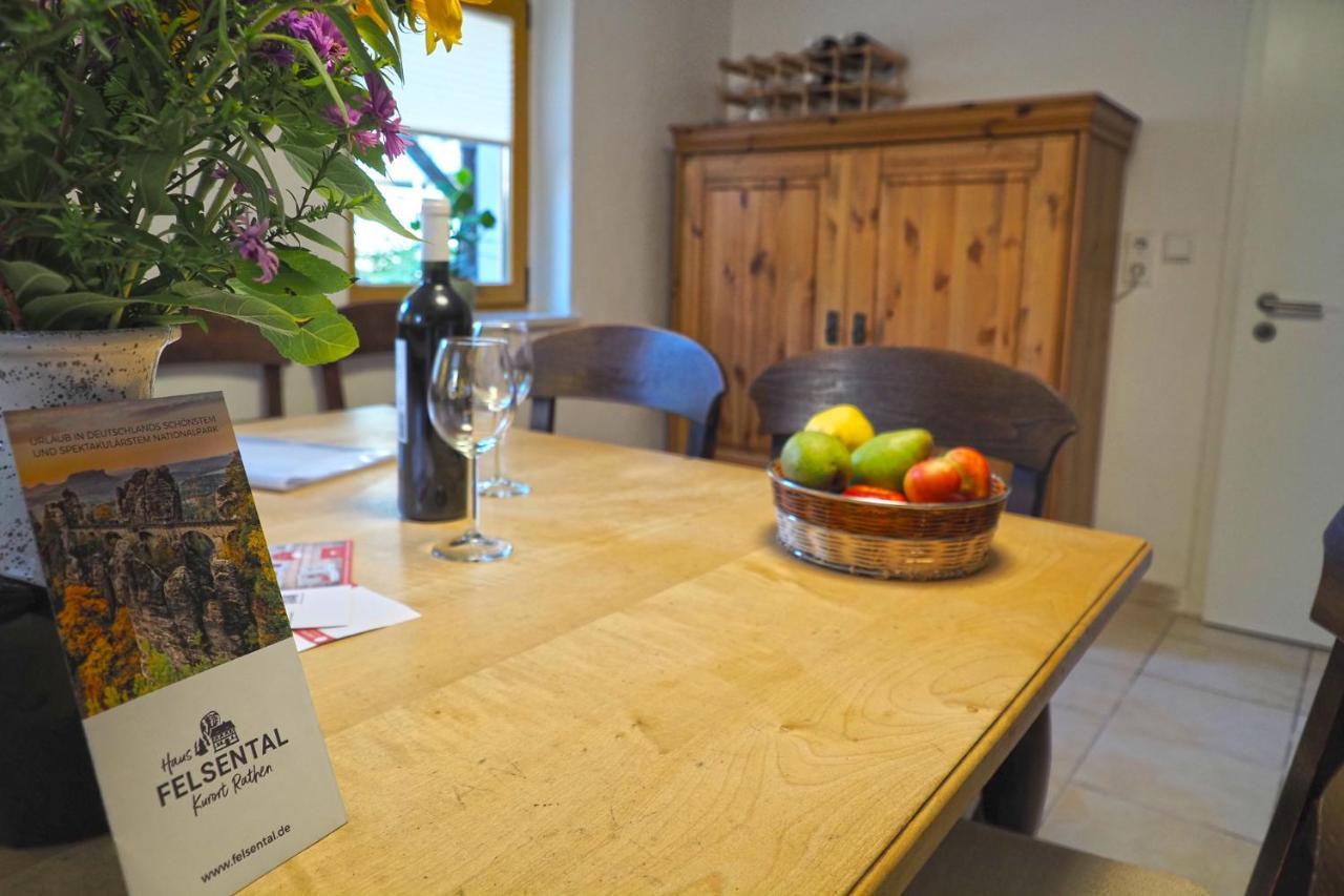 Haus Felsental Apartman Rathen Kültér fotó